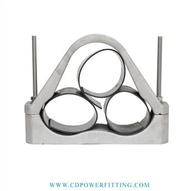 Aluminum Trefoil Cable Cleat